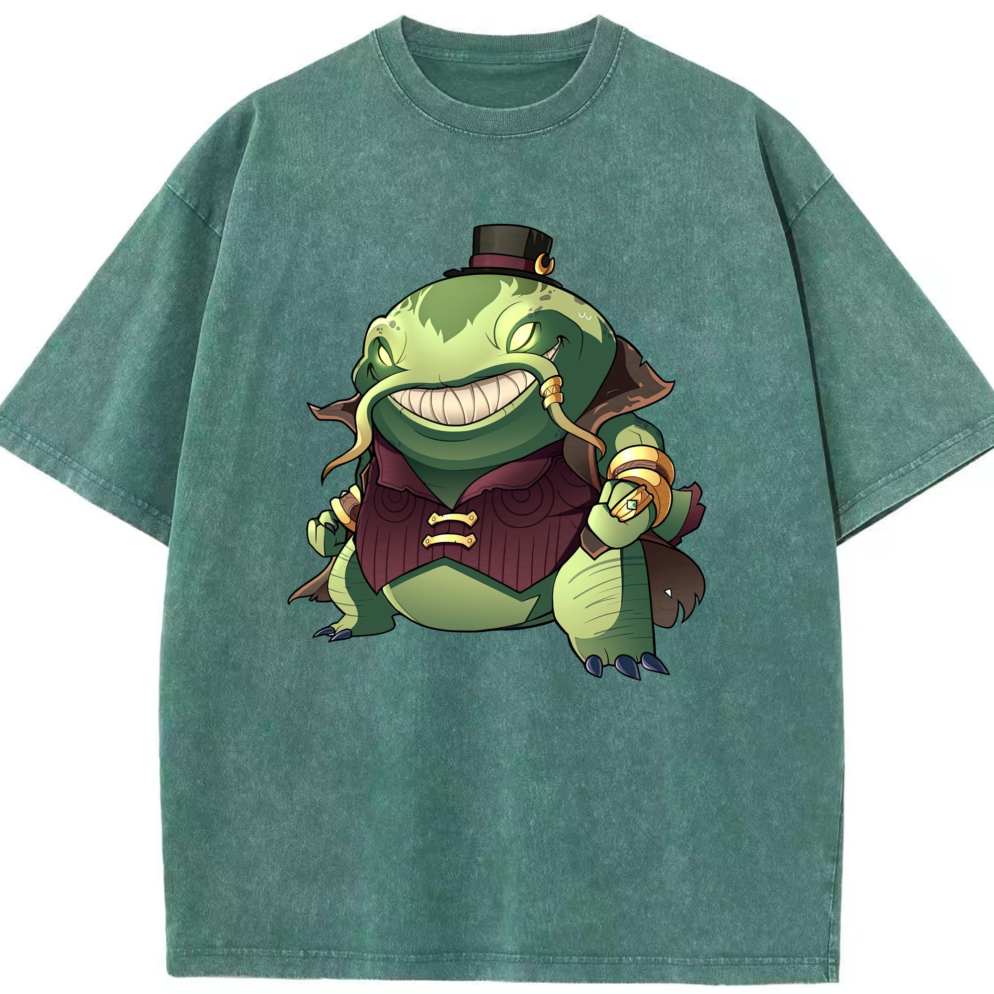 （画像用） リーグ・オブ・レジェンド League of Legends LOL 綿100% ヴィンテージ風 半袖Tシャツ（フロントプリント）